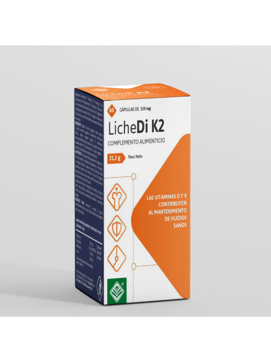 LICHEDI K2 60 cápsulas de 520 mg