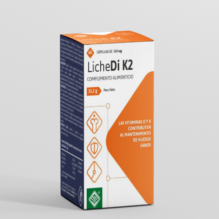 LICHEDI K2 60 cápsulas de 520 mg