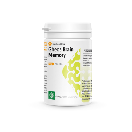 GHEOS BRAIN MEMORY 60 cápsulas de 800mg